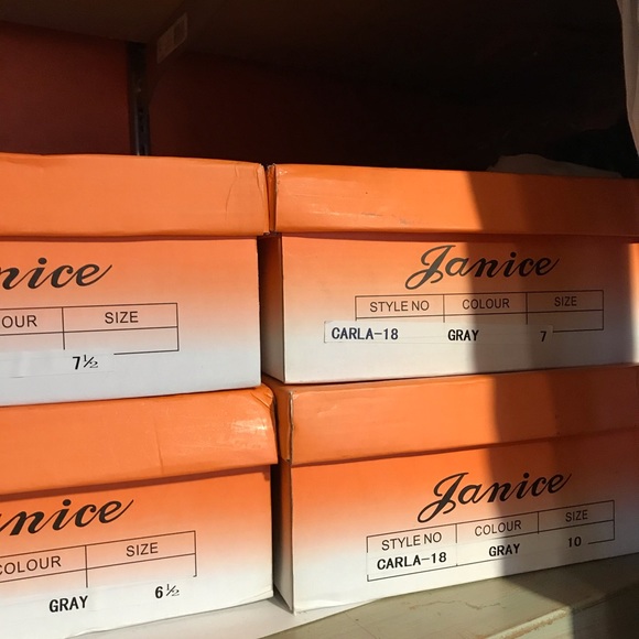 Janice “Carla - 18” Ultrasuede grey ankle boots - Picture 8 of 8